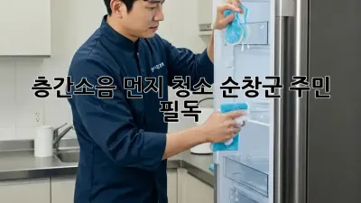 🏡 층간소음 먼지 청소🧹, 순창군 주민 필독! ✨