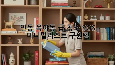 🚨 안동 옥야동 급 청소 SOS! 미니멀리스트 구원템 ✨
