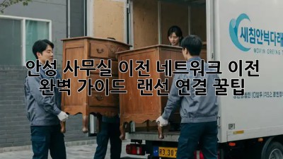 안성 사무실 이전, 네트워크 이전 완벽 가이드 🛠️ 랜선 연결 꿀팁